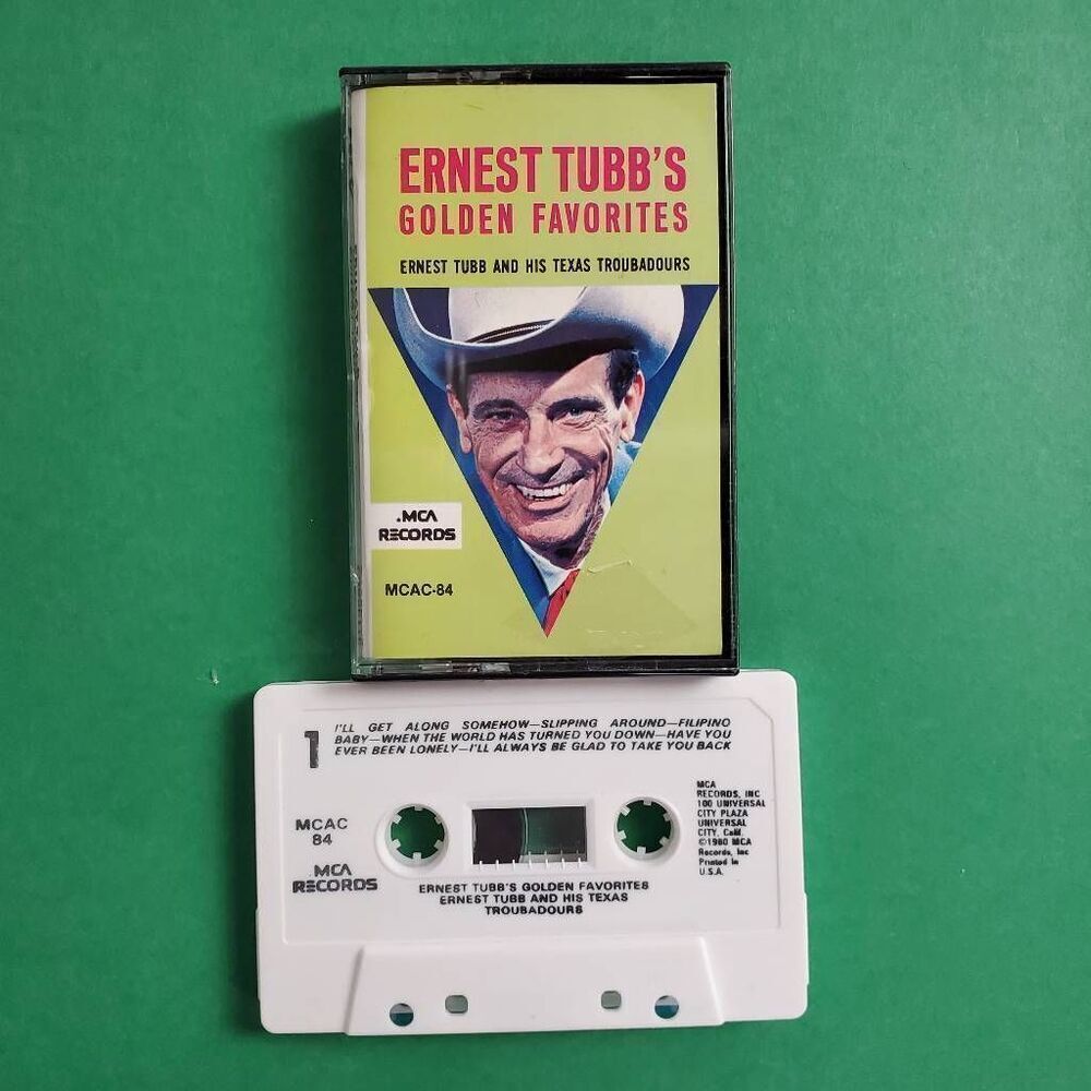 Ernest Tubb Golden Favorites Cassette MCA